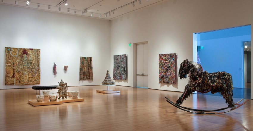 from Rhyme and Reason: The Art of Shawne Major at Paul and Lulu Hilliard University Art Museum. Photo by Mike Smith